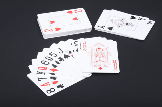 Bom preço. Blackjack Cartões de Jogo Impresso Personalizado Deck Of Cards Bulk on-line