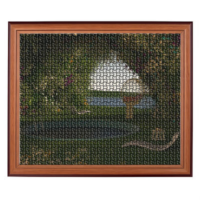 Bom preço. Puzzles de papelão impressos personalizados vibrantes e duradouros para desafiar os entusiastas de puzzles intermediários on-line