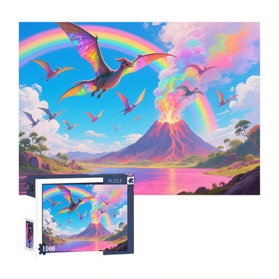 Bom preço. Quebra-cabeça personalizado de 1000 peças para brincadeiras educativas on-line