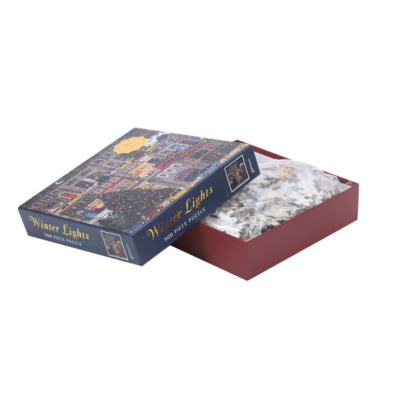 Puzzles personalizados com impressão a cores para todas as idades