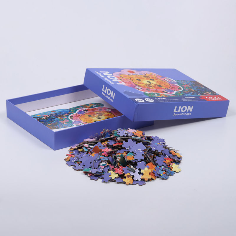 Puzzles de Natal retangulares personalizados 500 peças impressão a cores