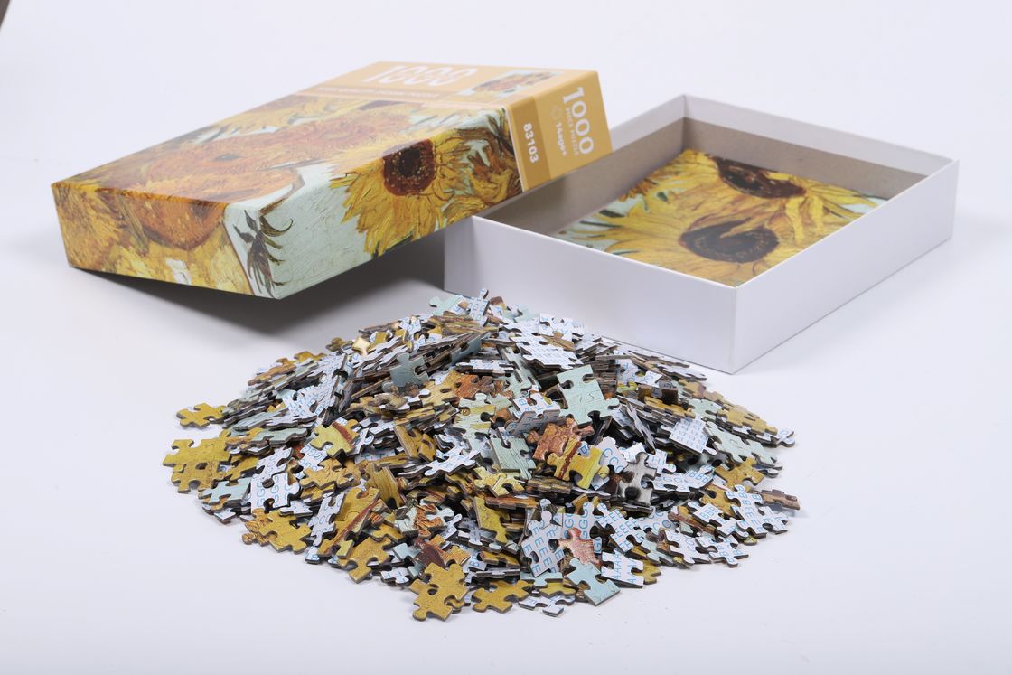 Puzzles impressos a cores completas Jigsaw tema de animais de Natal 500 pcs