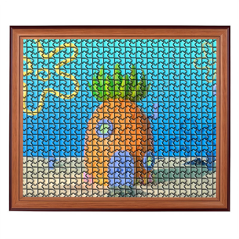 Puzzles personalizados impressos em cores completas para tempo de brincadeira educativo e divertido