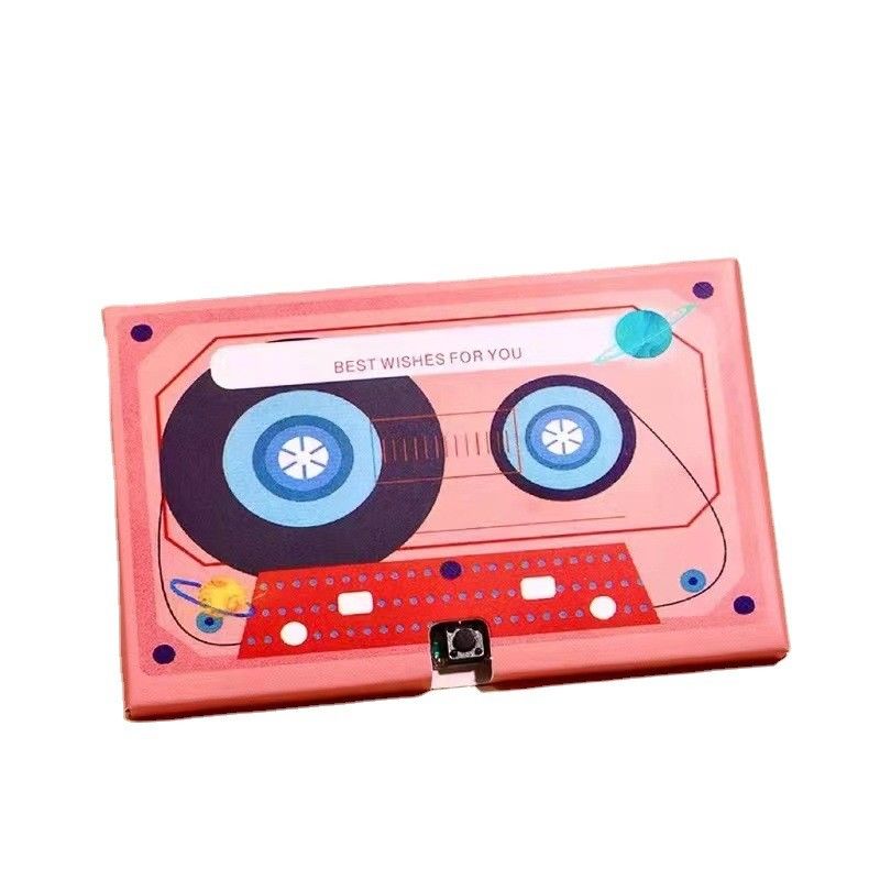 Impressão digital Música criativa automática Gravação de cartões de felicitação Impressão de papel temático assortado