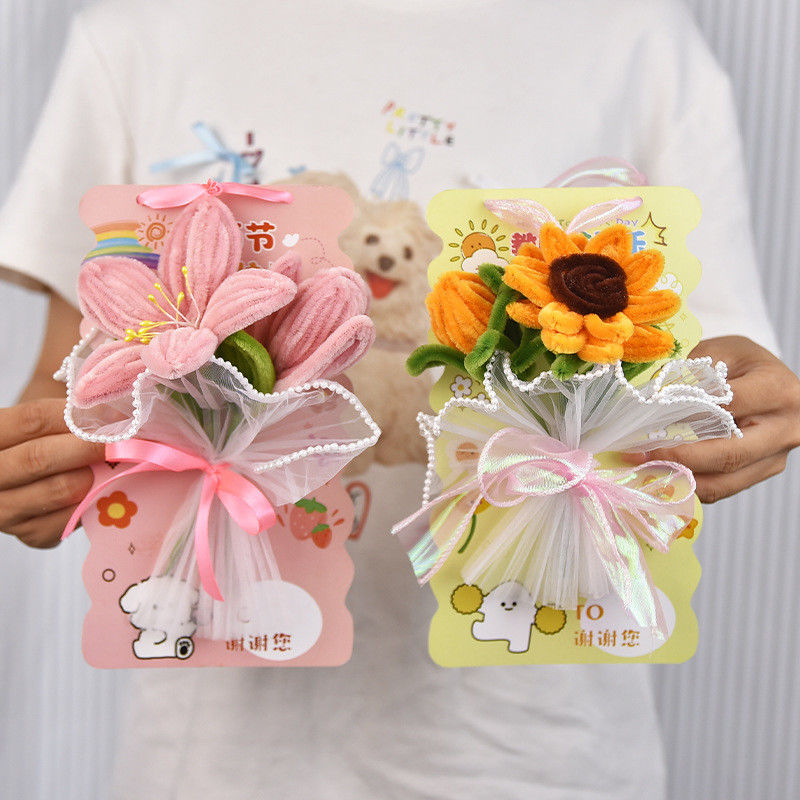 Impressão digital Cartões de felicitação de flores criativas em branco por dentro para mensagens pessoais