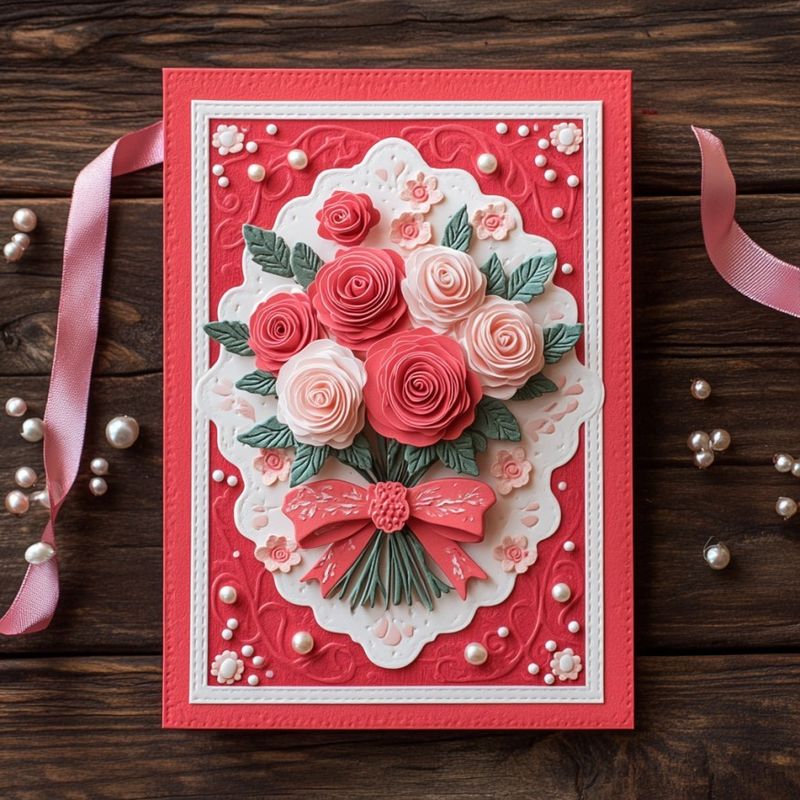 Cartões de felicitação de flores rectangulares únicos por atacado Excelente papel kraft seco Envelope incluído para requisitos B2B