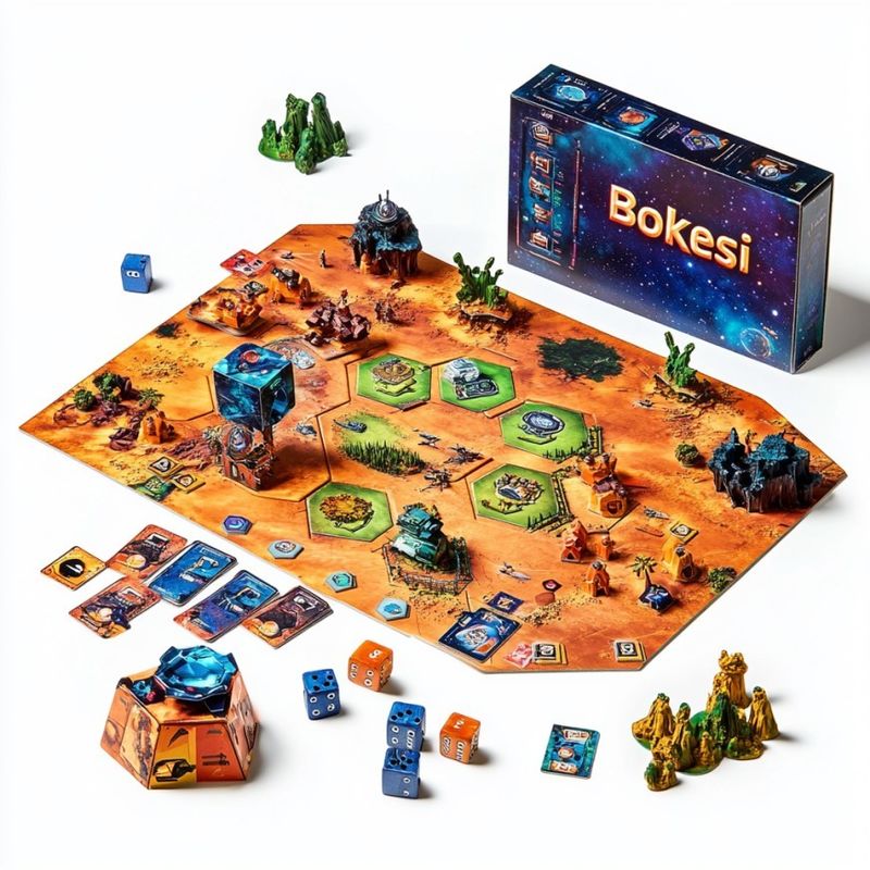 Impressão digital Impressão personalizada Papel reciclável Jogos de tabuleiro O entretenimento perfeito para compradores de língua inglesa
