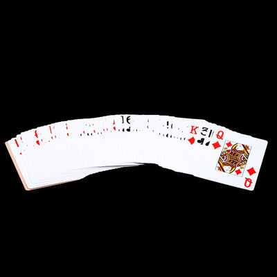 Bom preço. Jogos de cartas de mesa personalizados impressos 52 peças para o Casino on-line