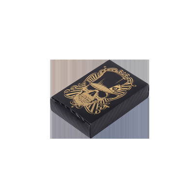 Bom preço. Impressão personalizada de cartões de jogo de PVC preto on-line