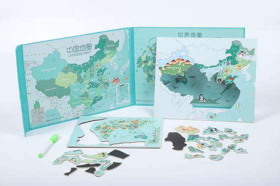 Bom preço. Mapa Magnético do Mundo Personalizado Puzzle Bloco de Puzzle Para Crianças on-line