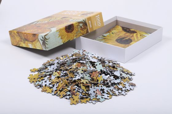 Dificuldade Intermediária Puzzle retangular personalizado com imagem e texto