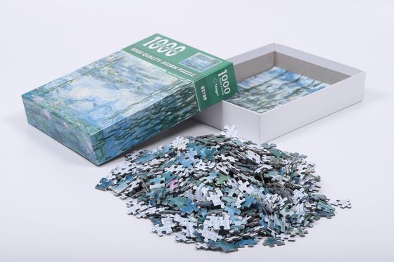Bom preço. Papelão CMYK Puzzle a granel Impressão Personalizada Puzzle Jigsaw Impresso on-line