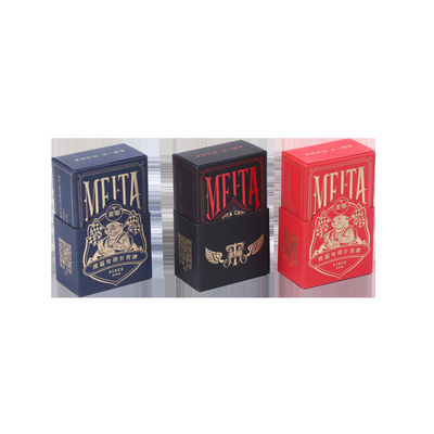 Bom preço. Cartões de jogo de acabamento maçônico quadrado personalizado com bordas coloridas on-line