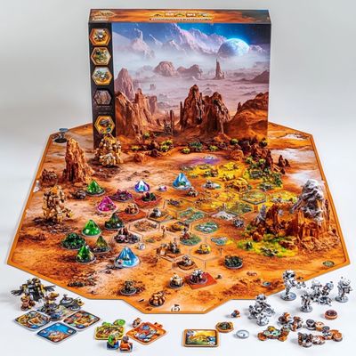 qualidade JPG 300dpi Artwork Format Tema personalizado Jogos de tabuleiro impressíveis para diversão e entretenimento sem fim fábrica